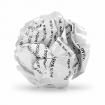 crumpled paper