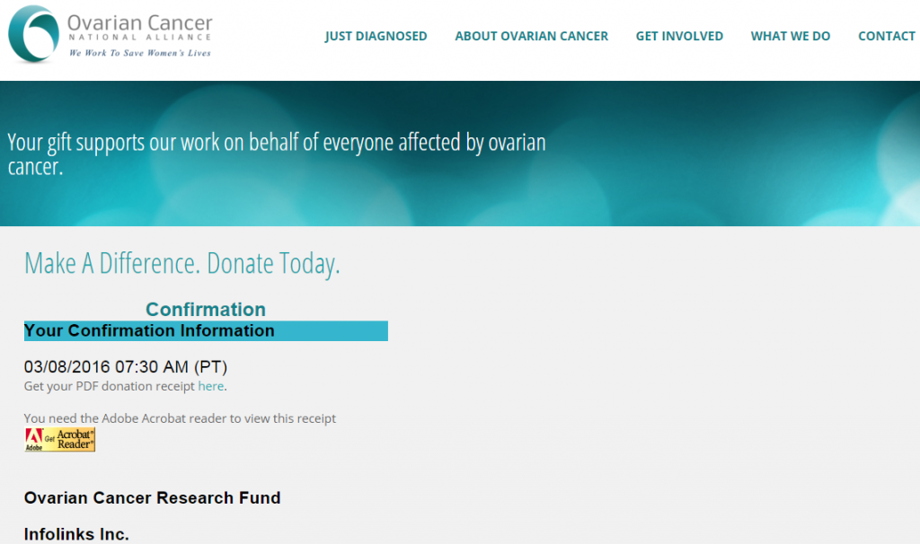 Ovarian Cancer Research Fund Alliance