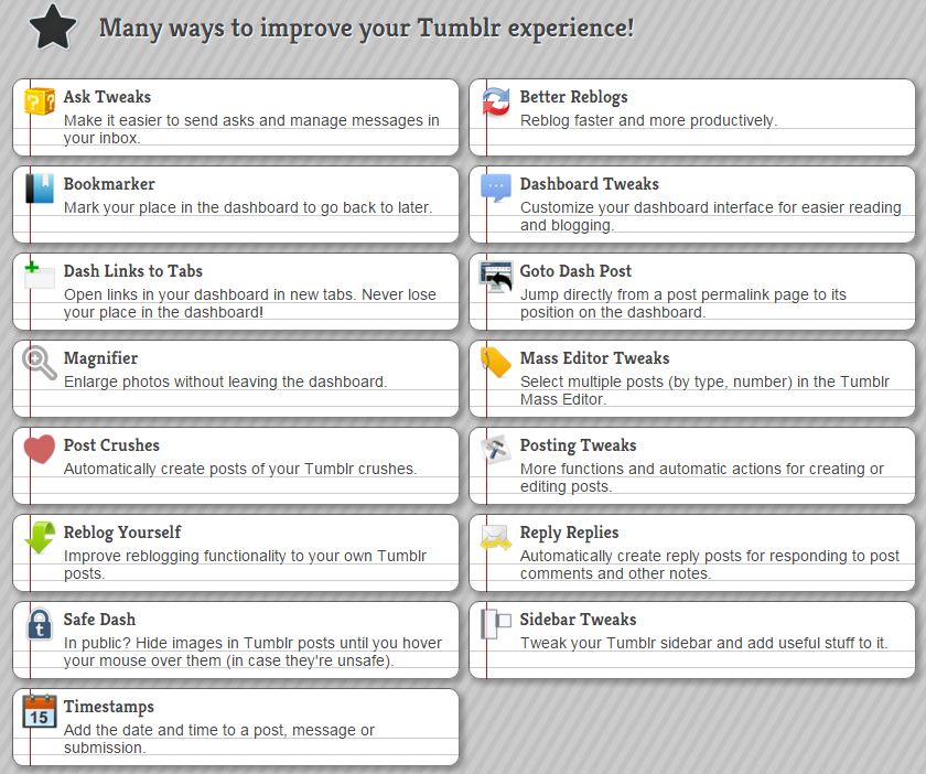 6 tumblr add ons that will upgrade your game